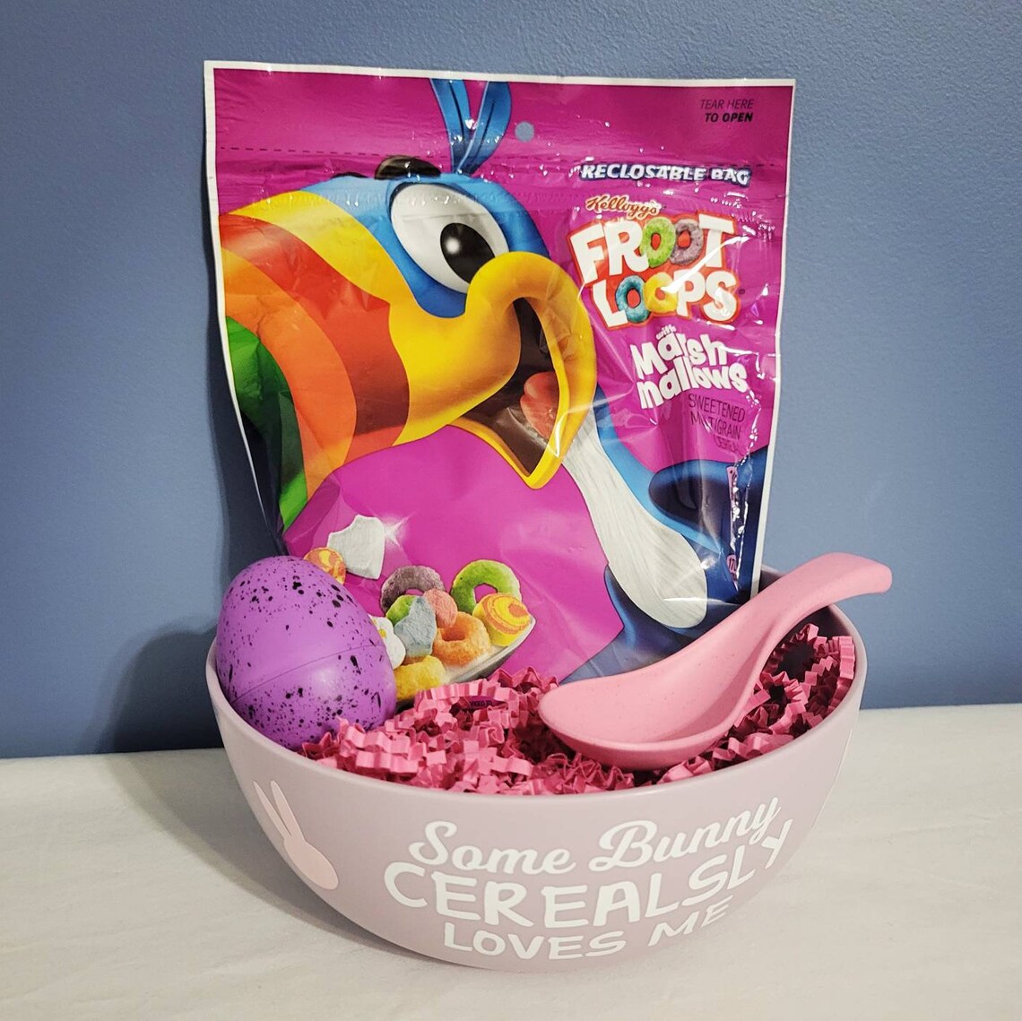 Personalized Easter Cereal Bowl Gift Sets Some Bunny Etsy