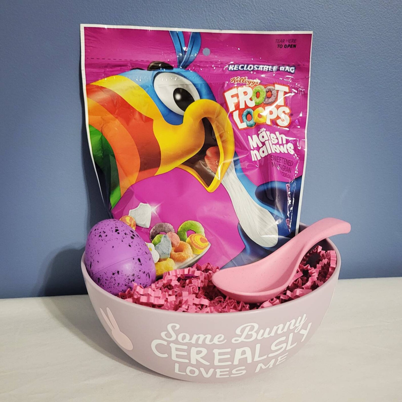 Personalized Easter Cereal Bowl Gift Sets Some Bunny Etsy