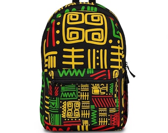 Black History Pride Backpack, Rainbow Backpack, African American Colorful Backpack, Waterproof Backpack, Laptop Backpack