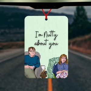 Op Giles en Mary Gogglebox geïnspireerde luchtverfrisser - autoluchtverfrisser - auto-accessoires - tv - Oh Nutty - Gogglebox-cadeaus