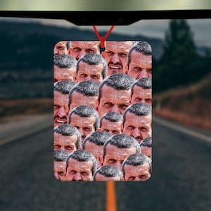 Guenther Steiner Car Air Freshener - Car Accessories - Formula 1 - HAAS F1 - Funny Gift - Gifts for Him - Gifts for Her - Drive to Survive