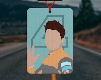 Lando Norris F1 Car Air Freshener – Racing Gift