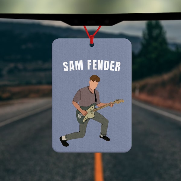 Sam Fender Inspired  Air Freshener - Car Air Freshener - Car Accessories - Sam Fender Fan - Musician - Singer