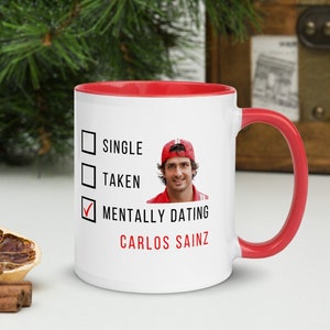 Mentaal daten Carlos Sainz (geïnspireerd) - Sainz-fan - Ferrari-fan - cadeau voor haar - mentaal daten - cadeau voor hem - F1-fan - SAI55