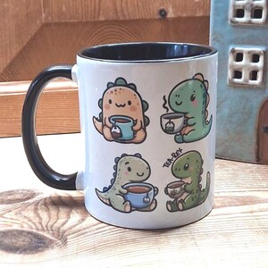 Tea-Rex Dinosaur Mug – Funny Meme Office Gift, 11oz Capacity image 2
