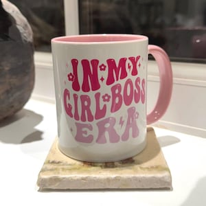 Girl Boss Era Ceramic Mug – Office Coffee Cup, Gift for Manager