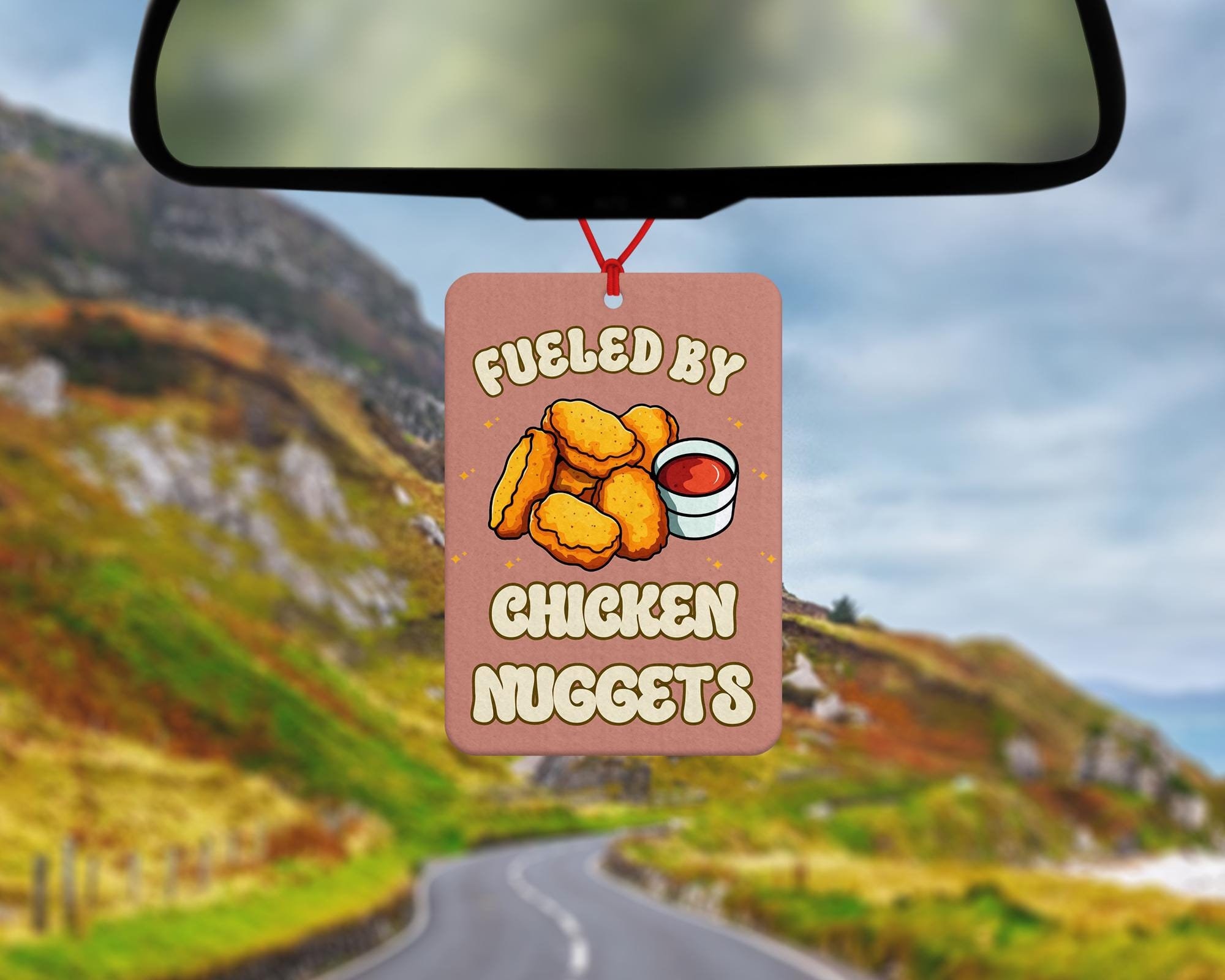 Panda Loco Realistic Chicken Nugget Keyring – Novelty Funny Gag Joke Key Chain