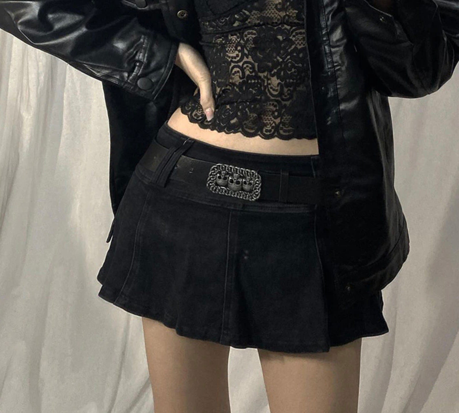 Y2k Low Waisted Cargo Mini Skirt Etsy