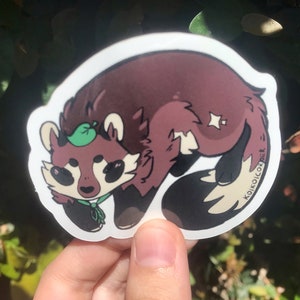 Tanuki Raccoon Dog Japanese Animal Sticker