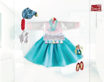 Girl Dolbok, Girl Hanbok, 1 year old Hanbok, 여아 돌복, Boy, Korean, 남아돌복, 돌박이, 돌, 한복, Dohl, Dohlbok, Dol, Korean Traditional Birthday