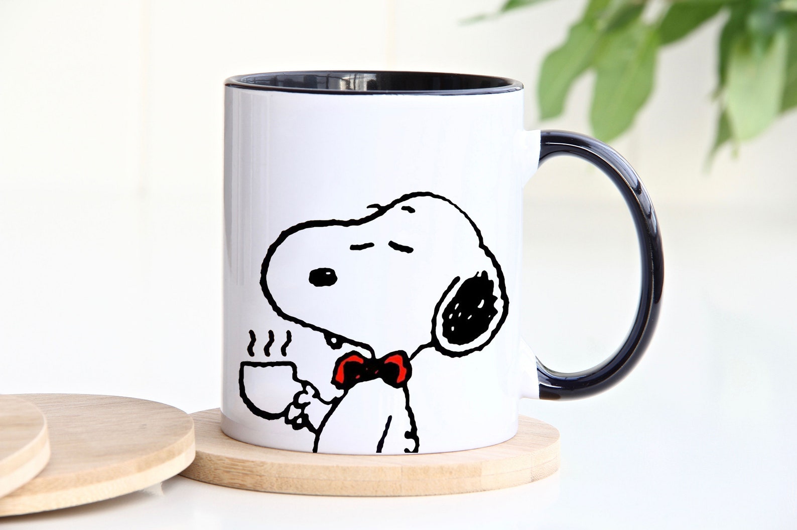The Peanuts Snoopy Coffee Mug Coffee MugCustom Name Coffee Etsy
