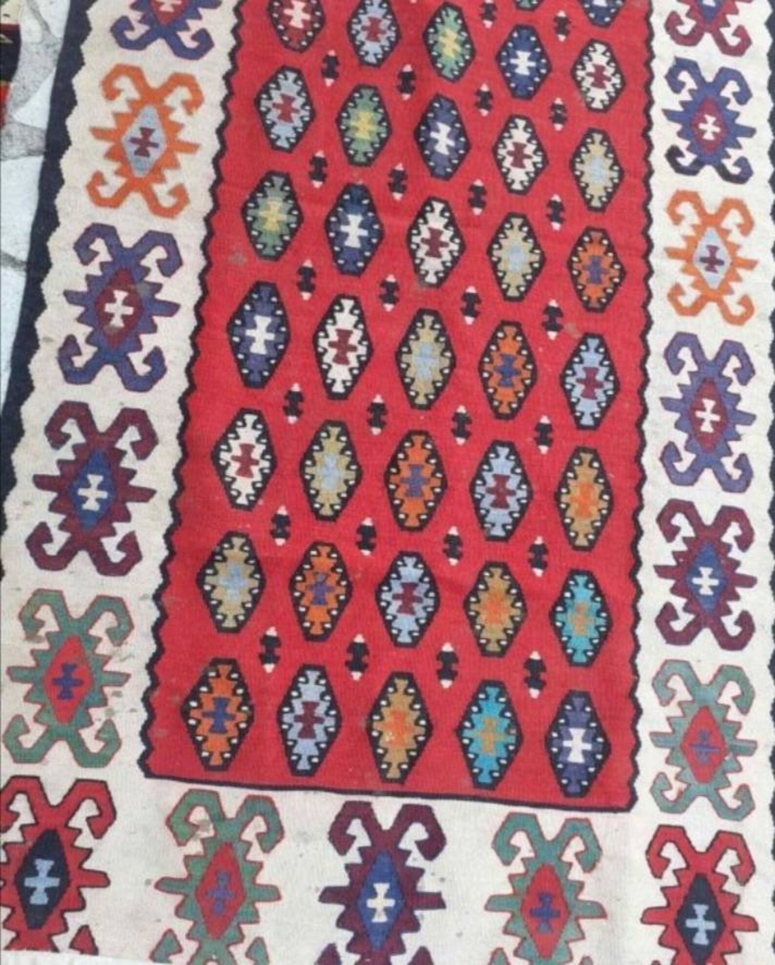 Pirot traditional kilim rug Serbian carpet from Pirot Etsy