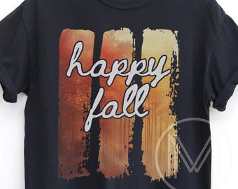 Happy Fall Comfort Colors Womens Shirt: Autumnal Shirt, Fall Colors Shirt