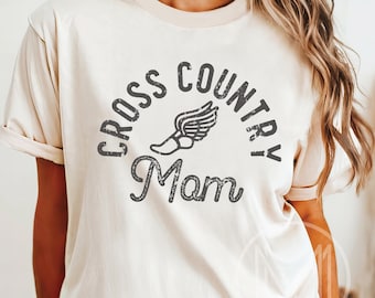 Cross Country Shirt, Cross Country Mom, XC Mom, Running TShirt, Distance Runner Sweatshirt, Mom Runner Tee, Runners Gift, Cross Country Gift