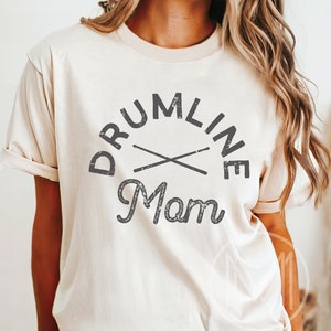 Drumline Mom Shirt, Drum Mom Tee, High School Band Mom T-Shirt, Marching Band Shirt, Percussion Mom, Band Mom Gift, Drummer Mom Shirt