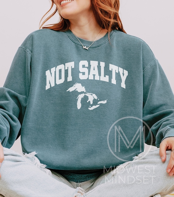Great Lakes Sweatshirt, Michigan Womens Apparel, Retro Vintage Michigan Shirt, Upper Peninsula Shirt, Camping Nature Sweat Shirt