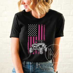 UTV TShirt, Side by Side Shirt, SxS Tee, Mudding T Shirt, 4x4 TShirt, Offroad Tshirt, American Flag, Funny UTV, Matching Womens