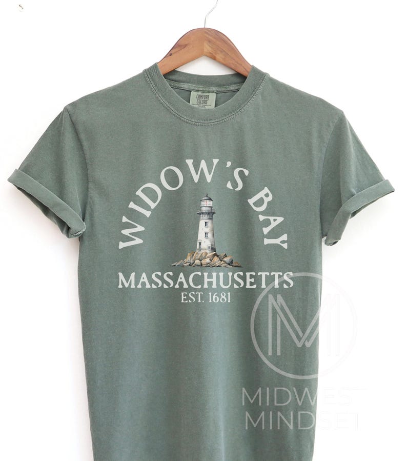 Widows Bay Comfort Colors TShirt Moss