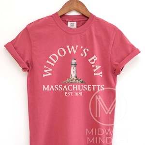 Widows Bay Comfort Colors TShirt Crimson