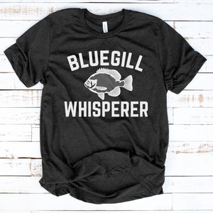  Bluegill Fishing Illustration Bream Freshwater Fish Graphic T- Shirt : Clothing, Shoes & Jewelry