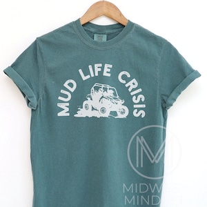 UTV Shirt, Funny SXS T-Shirt, Side by Side Tee, Mudding TShirt, 4x4 Offroading, Matching Shirts, UtV Comfort Colors, Vacation Camping