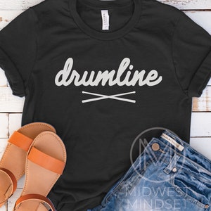 Drumline TShirt Marching Band Tee High School Band Shirt Band Mom Gift Drumline Mom Halftime Show Drummer Gift Band Teacher