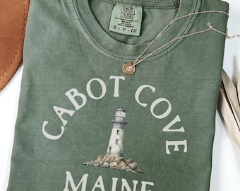 Cabot Cove Maine TShirt: Murder She Wrote Gift Murder Mysteries Shirt