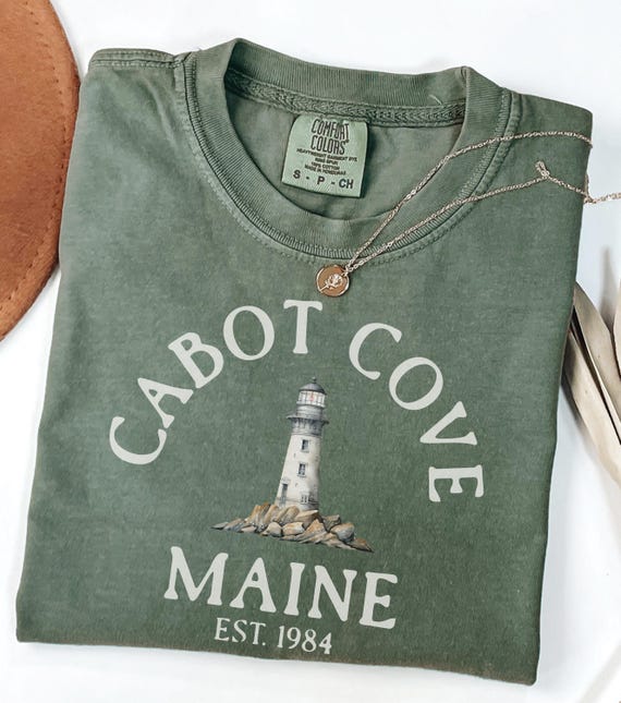 Cabot Cove Maine TShirt: Murder She Wrote Gift Murder Mysteries Shirt