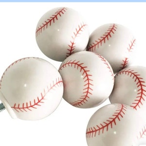 Baseball drawer pulls boys  dresser drawer knobs, Baseball decor. Personalized card if desired.