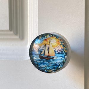 Nautical Cabinet Knobs. 5.50 a knob. Coastal Sea Life Drawer Pulls turtles, starfish, Seahorse, box with3+ knobs image 3