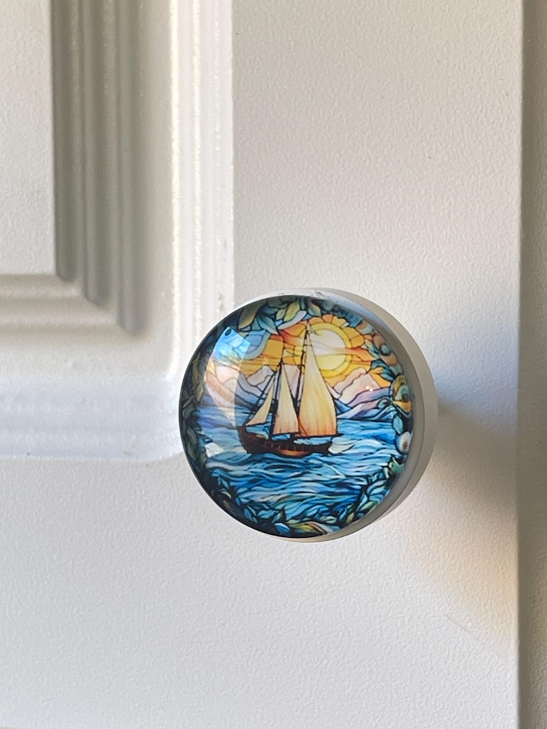 Nautical Cabinet Knobs. 5.50 a knob. Coastal Sea Life Drawer Pulls turtles, starfish, Seahorse, box with3+ knobs image 3