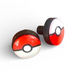 Pokémon  Drawer Knobs: 5.50 a knob. Cabinet Hardware , Kids Game Decor Nice box with 3+ a knob