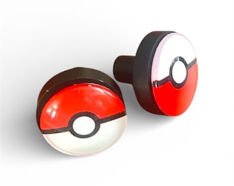Pokémon  Drawer Knobs: 5.50 a knob. Cabinet Hardware , Kids Game Decor Nice box with 3+ a knob