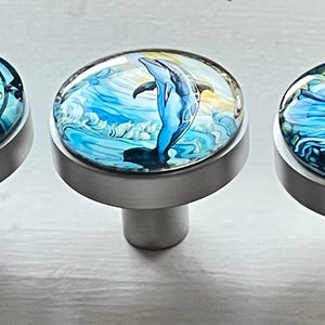 Nautical Cabinet Knobs. 5.50 a knob. Coastal Sea Life Drawer Pulls turtles, starfish, Seahorse, box with3+ knobs image 6