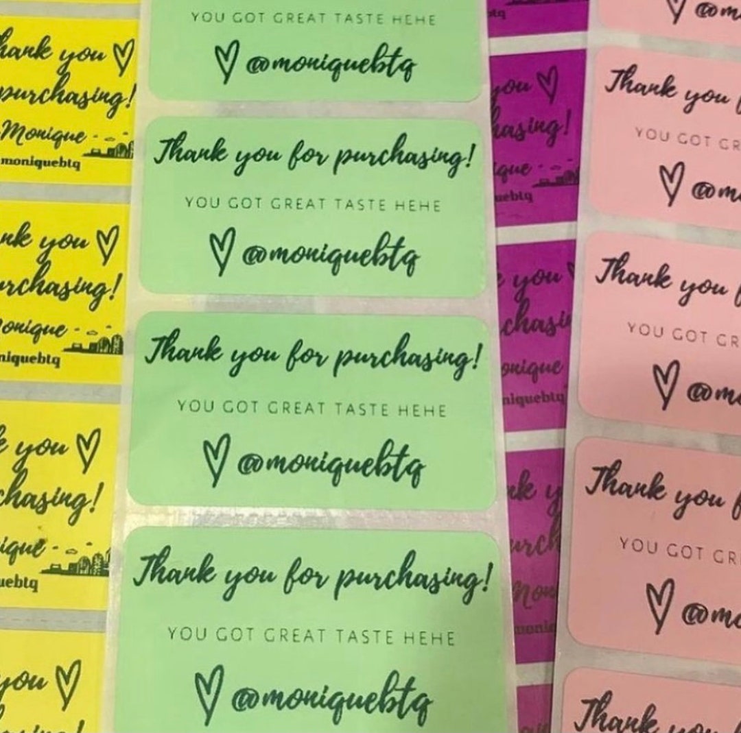 Custom Stickers Labels for Businesses/everyday Use/gift Tags/penpals Etsy