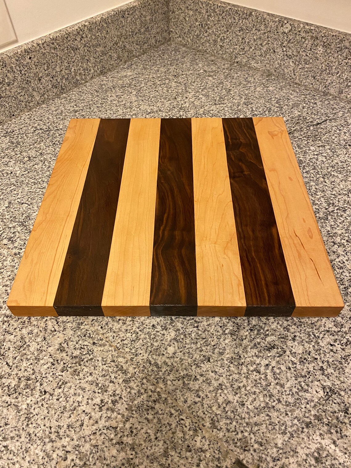 Square cutting board Handmade Serving board Charcuterie Etsy