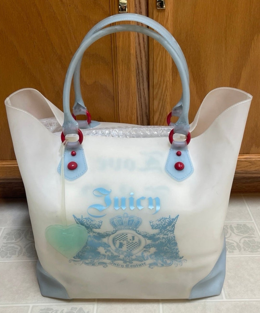 バッグ 00sY2K JuicyCouture embroidered tote bag 00sY2K JuicyCouture embroidered tote bag