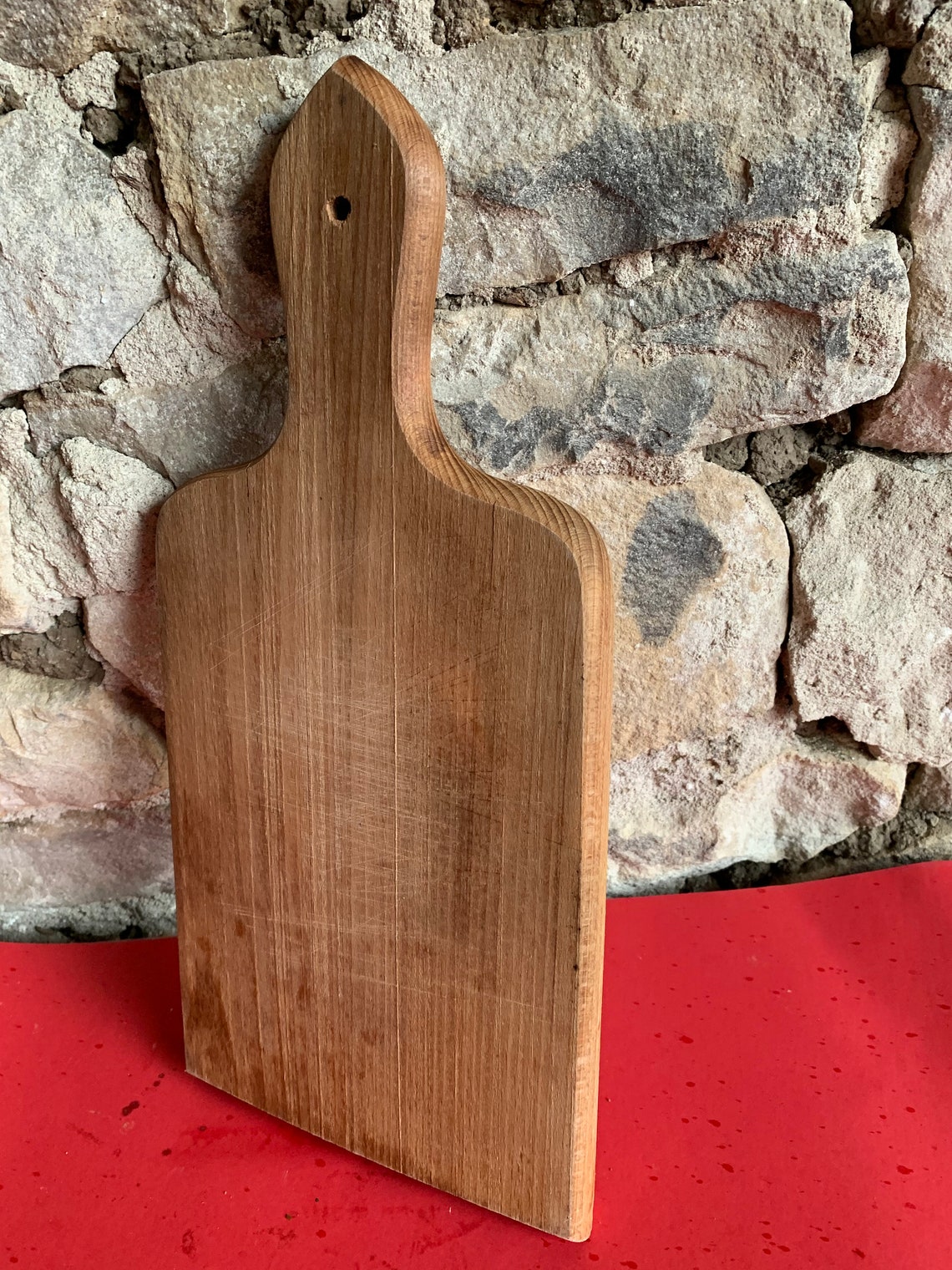 Antique primitive old wooden bread board dought board cutting Etsy