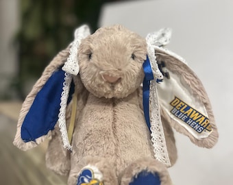 ANY Personalized College Jellycat Bunny - Custom University Plush