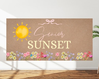 Personalized Graduation Banner | Custom Senior Poster, 2x6 Feet (Printed)