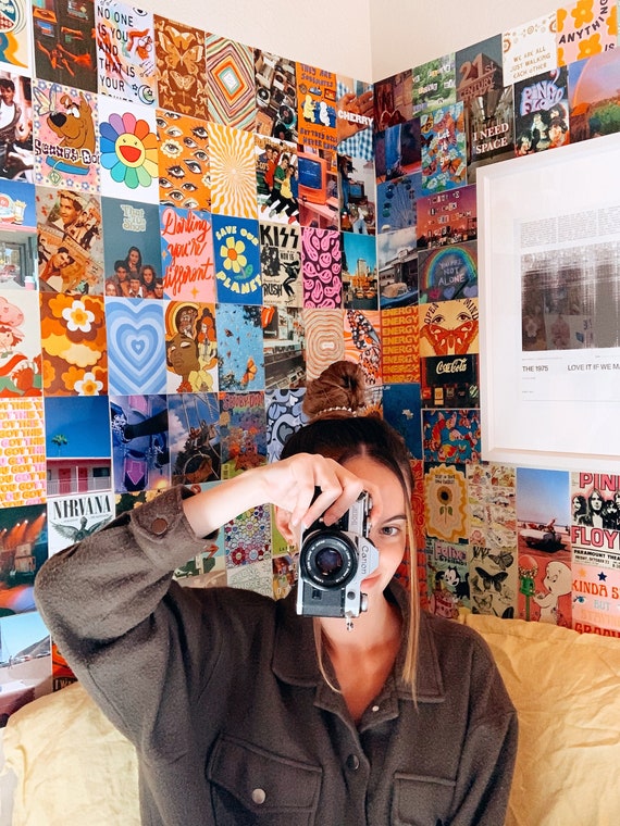 Indie 90s Aesthetic Wall Collage Kit VSCO Girl Room Decor - Etsy