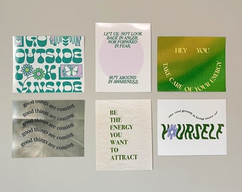 Green Aesthetic Wall Prints, Wall Collage Kit, VSCO, Girl Room Decor, Dorm Decor, Photo Collage Kit, Wall Collage Digital, Wall Art, Posters