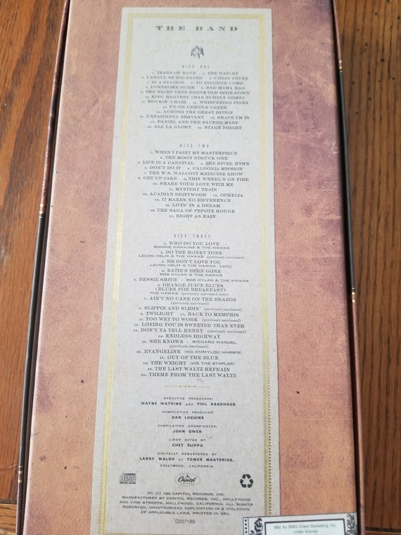 The Band - Across the Great Divide Box Set - Etsy