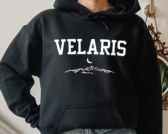 Velaris Hoodie, A Court Of Thorns And Roses Hoodie, Velaris Sarah J Maas Night Court Bookish Sweatshirt, Velaris ACOTAR Gift, ACOSF Hoodie