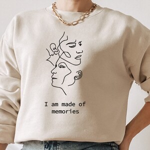 I am made of Memories Sweatshirt, The Song of Achilles Hoodie, Madeline Miller Art Designed Top,Achilles and Patroclus Hoodie,Bookish Hoodie