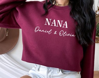 Personalized nana sweatshirts clearance