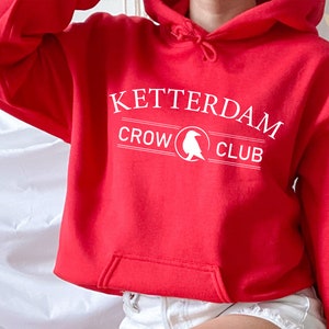 Ketterdam Crow Club Hoodie, Ketterdam Six of Crows Sweatshirt, Gift For Shadow and Bone, No Mourner No Funeral Hoodie, Kaz Brekker Hoodie