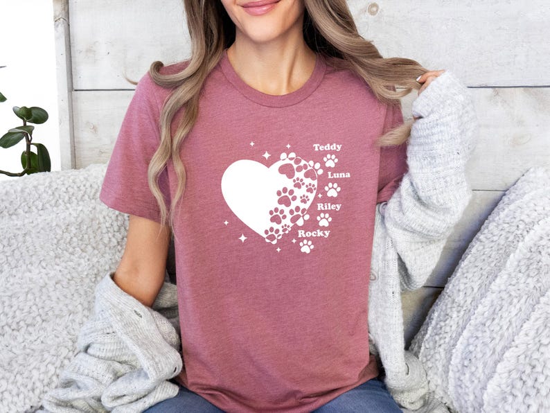 Custom Dog T-Shirt, Dog Owner Gift, Dog Mum TShirt, Dog Lover Tee, Dog Shirt, Dog Mama Gift, Personalised Dog, Funny Dog Shirt, Mother Shirt image 6