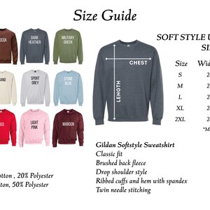 the size guide for a long sleeved shirt