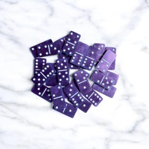 Resin Dominoes, 28 set Dominoes, Double six set dominoes, Custom dominoes